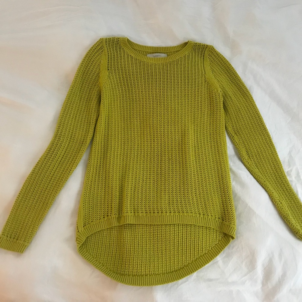 Lime green sweater